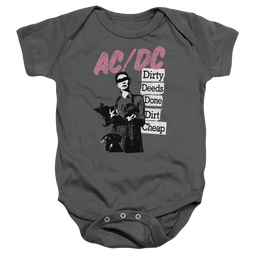 ACDC Acdc Dirty Deeds - Baby Bodysuit Baby Bodysuit ACDC   