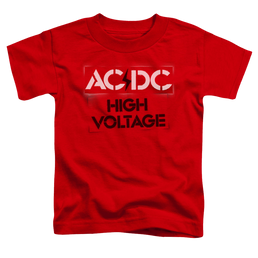 AC/DC High Voltage Stencil - Kid's T-Shirt (Ages 4-7) Kid's T-Shirt (Ages 4-7) ACDC   