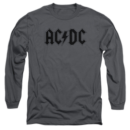 AC/DC Worn Logo - Men's Long Sleeve T-Shirt Men's Long Sleeve T-Shirt ACDC   