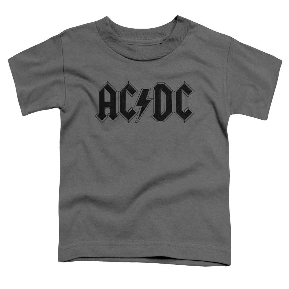 AC/DC Worn Logo - Toddler T-Shirt Toddler T-Shirt ACDC   