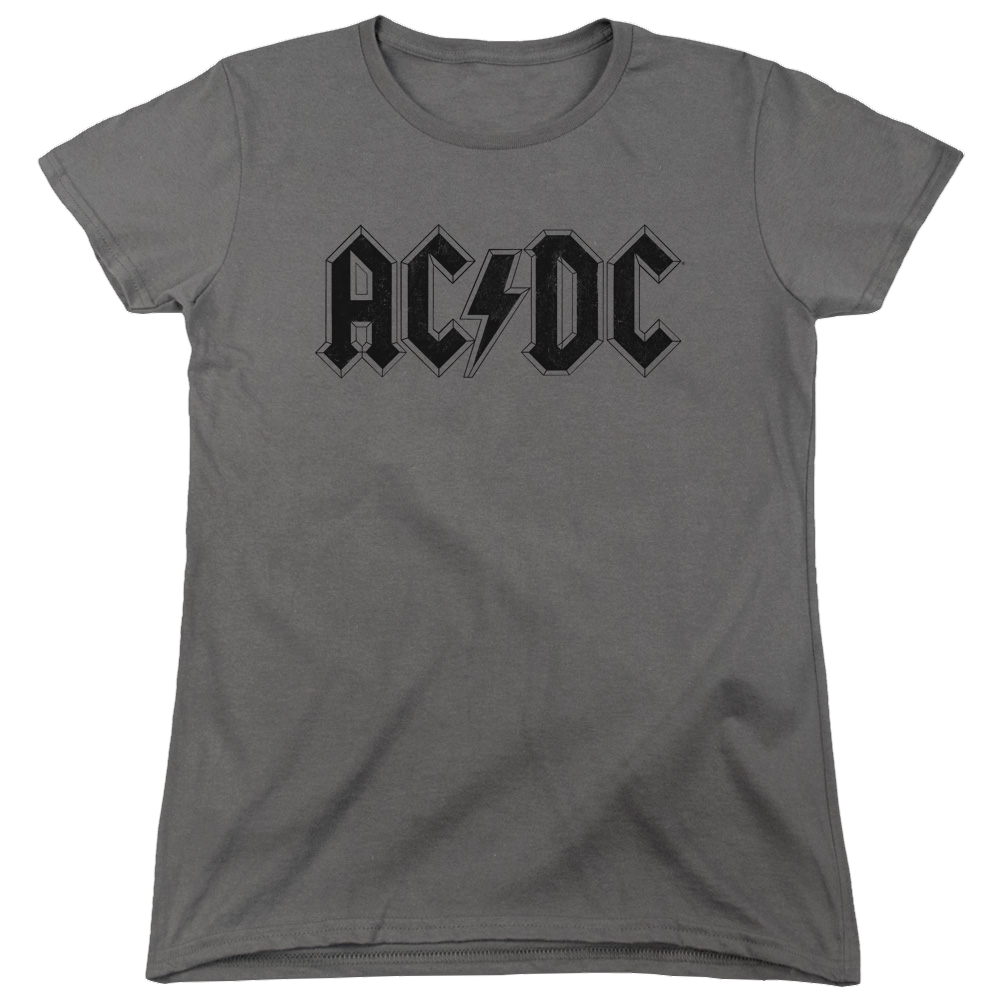 AC/DC Worn Logo - Women's T-Shirt Women's T-Shirt ACDC   