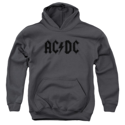 AC/DC Worn Logo - Youth Hoodie (Ages 8-12) Youth Hoodie (Ages 8-12) ACDC   