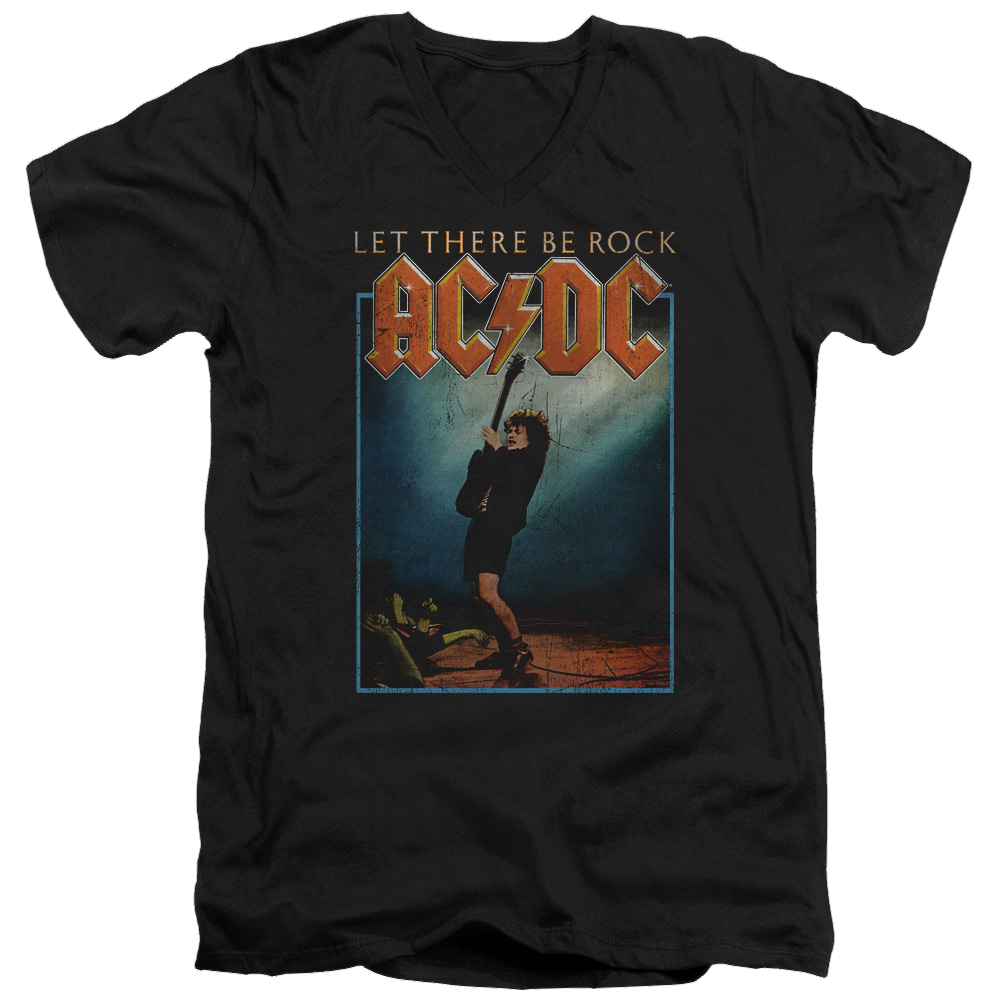 AC/DC Let There Be Rock - Men's V-Neck T-Shirt Men's V-Neck T-Shirt ACDC   