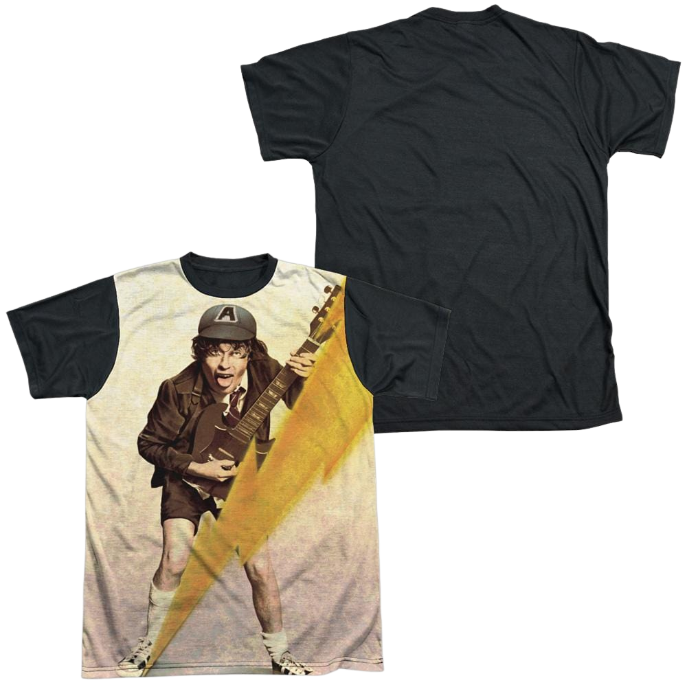 AC/DC Higher Voltage - Men's Black Back T-Shirt Men's Black Back T-Shirt ACDC   