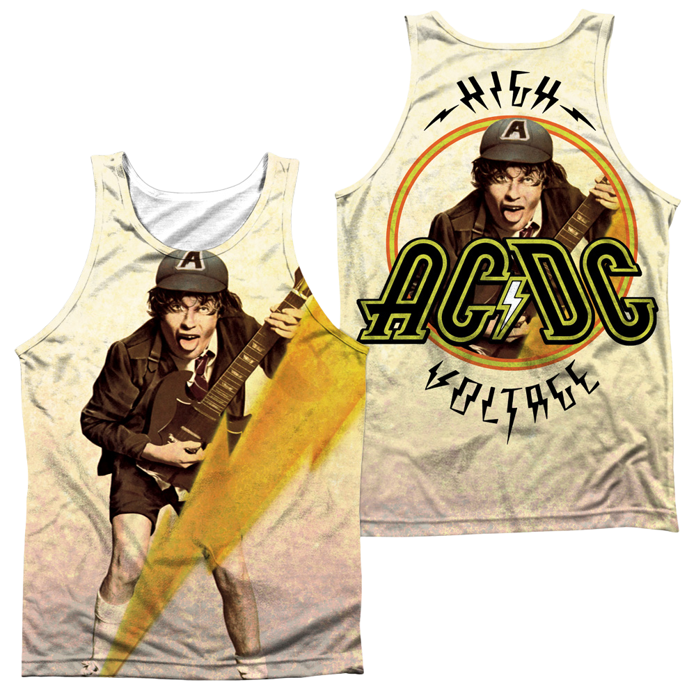 AC/DC Higher Voltage Men's All Over Print Tank Men's All Over Print Tank ACDC   