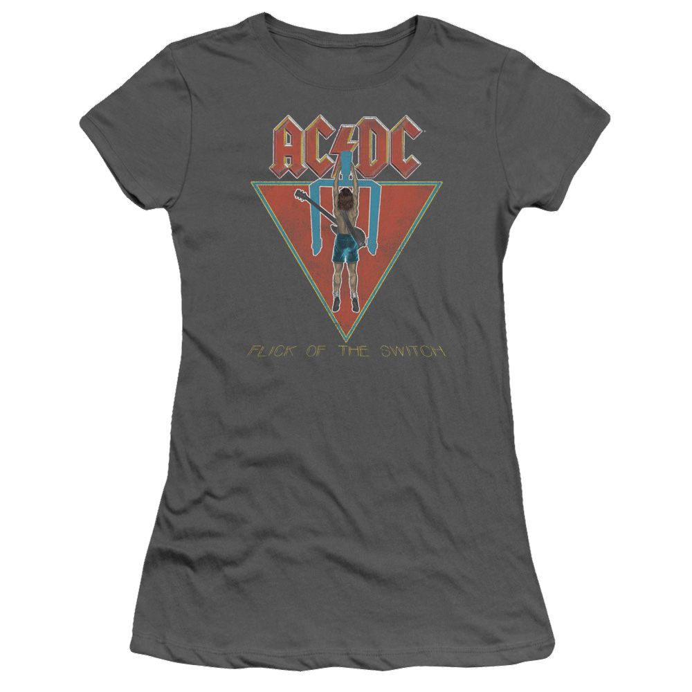 AC/DC Flick Of The Switch - Juniors T-Shirt Juniors T-Shirt ACDC   