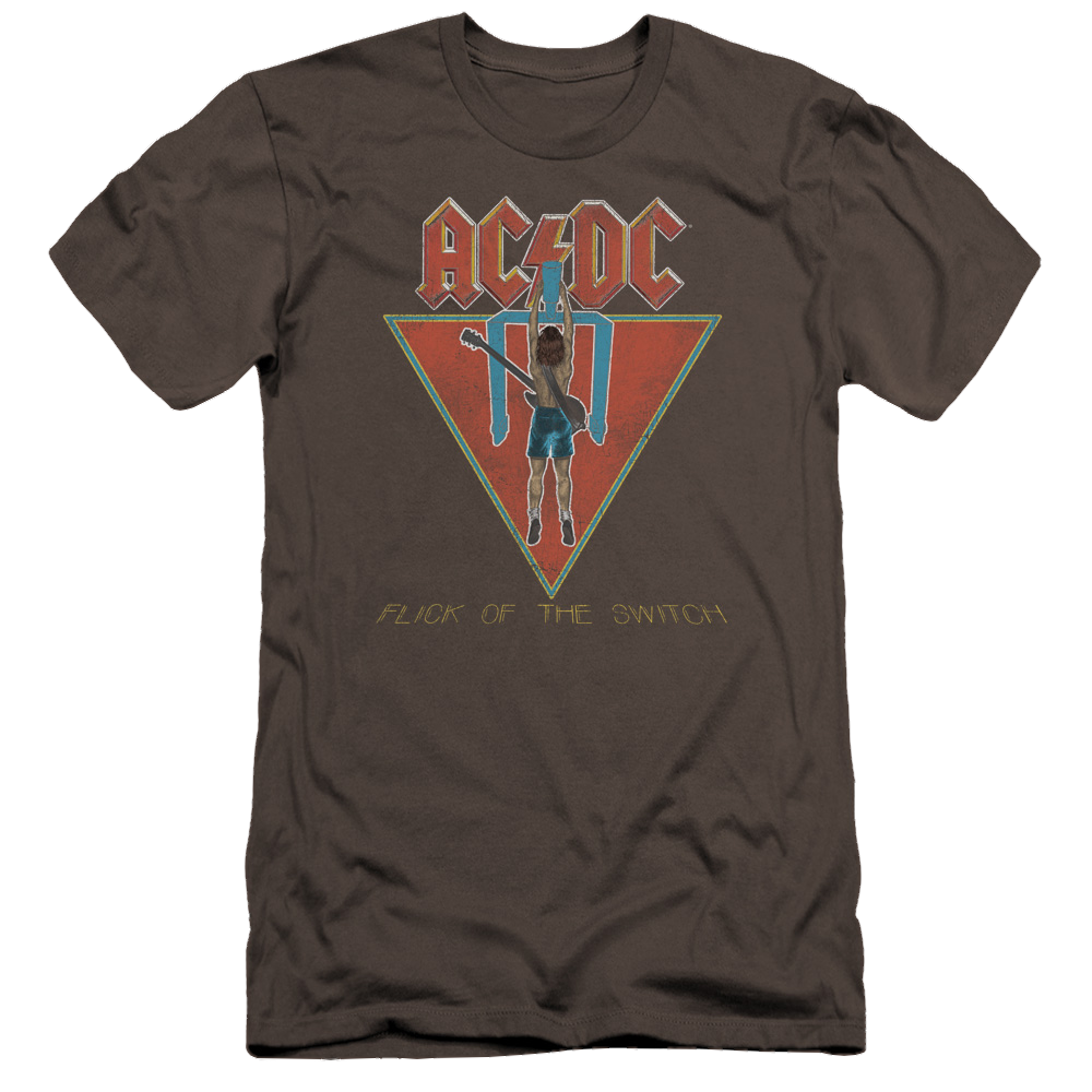 AC/DC Flick Of The Switch - Men's Premium Slim Fit T-Shirt Men's Premium Slim Fit T-Shirt ACDC   