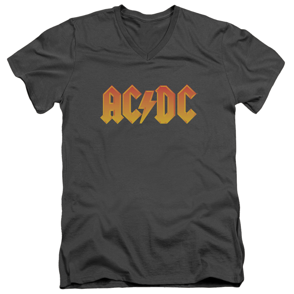 AC/DC Logo - Men's V-Neck T-Shirt Men's V-Neck T-Shirt ACDC   