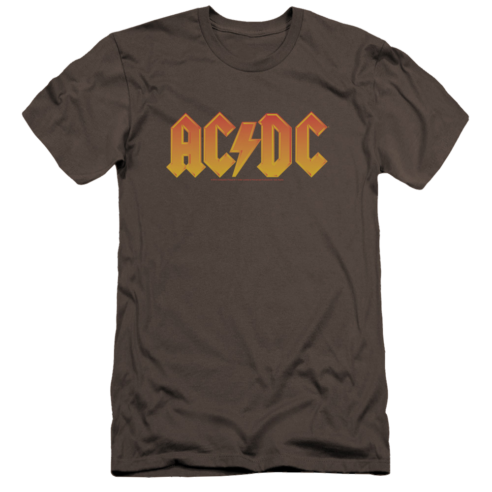 AC/DC Logo - Men's Premium Slim Fit T-Shirt Men's Premium Slim Fit T-Shirt ACDC   