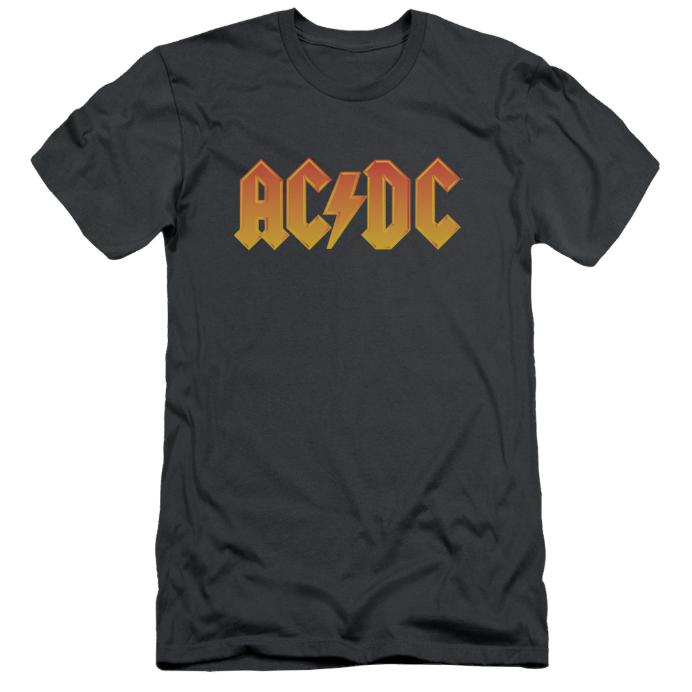 AC/DC Logo - Men's Slim Fit T-Shirt Men's Slim Fit T-Shirt ACDC   
