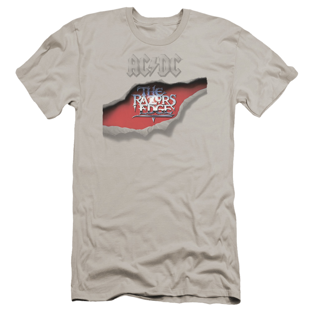 AC/DC Razors Edge - Men's Premium Slim Fit T-Shirt Men's Premium Slim Fit T-Shirt ACDC   