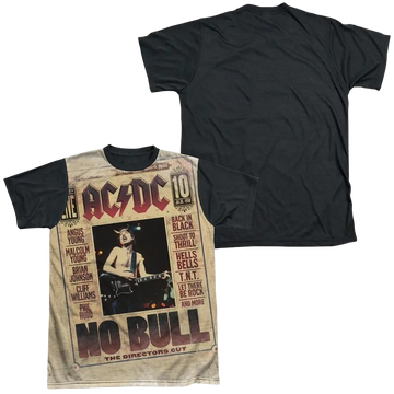 AC/DC No Bull men's black back t-shirt