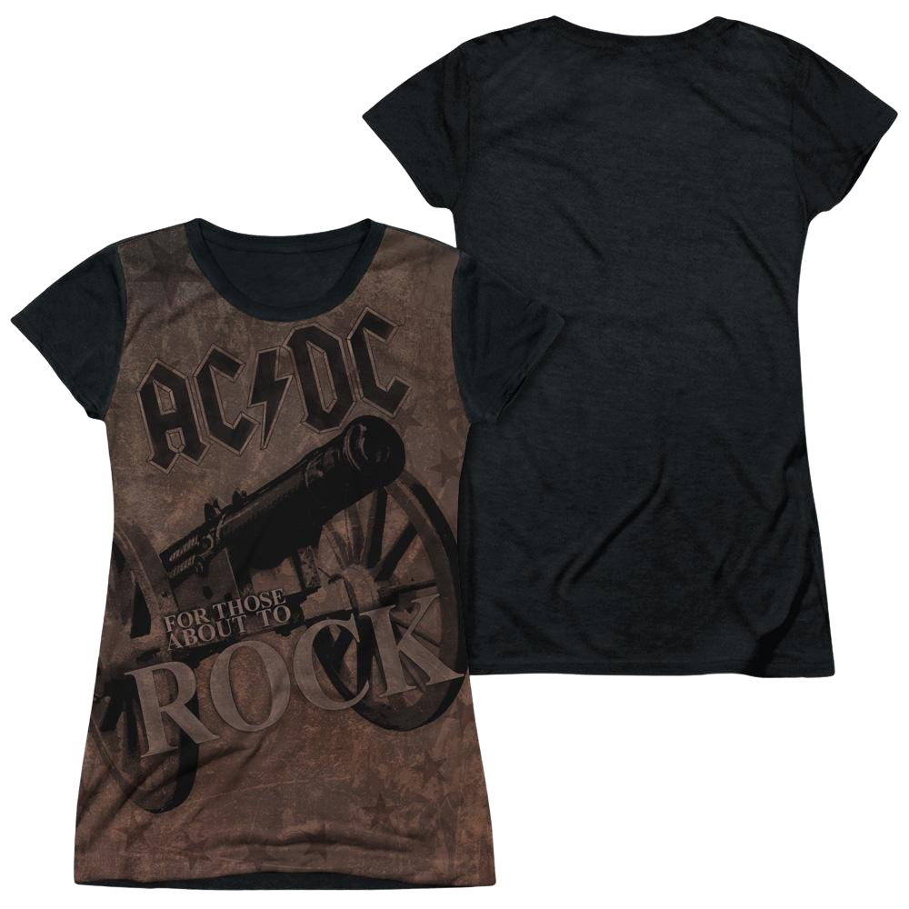 AC/DC We Salute You - Juniors Black Back T-Shirt Juniors Black Back T-Shirt ACDC   