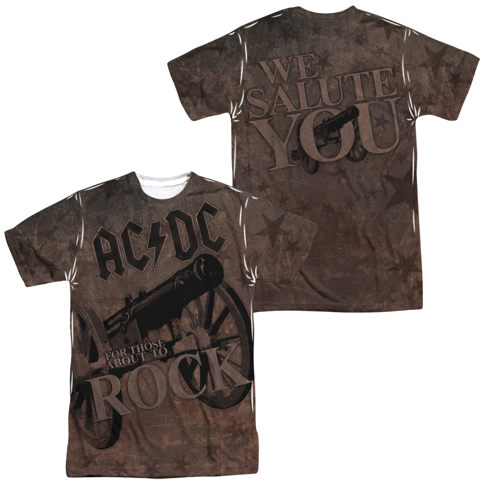 AC/DC We Salute You Men's All Over Print T-Shirt Men's All-Over Print T-Shirt ACDC   