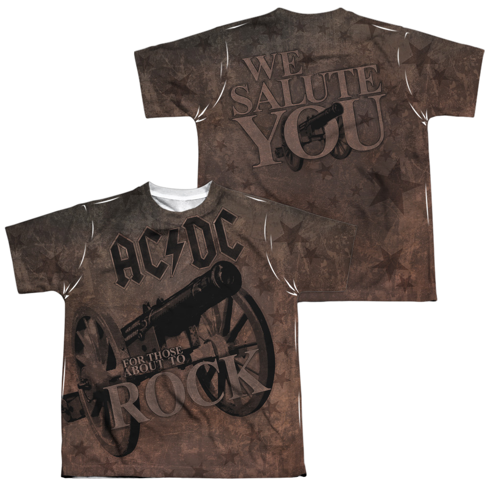 AC/DC We Salute You - Youth All-Over Print T-Shirt (Ages 8-12) Youth All-Over Print T-Shirt (Ages 8-12) ACDC   
