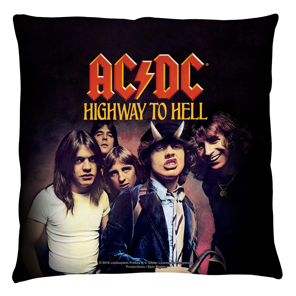 Acdc - Highway Throw Pillow Throw Pillows ACDC   