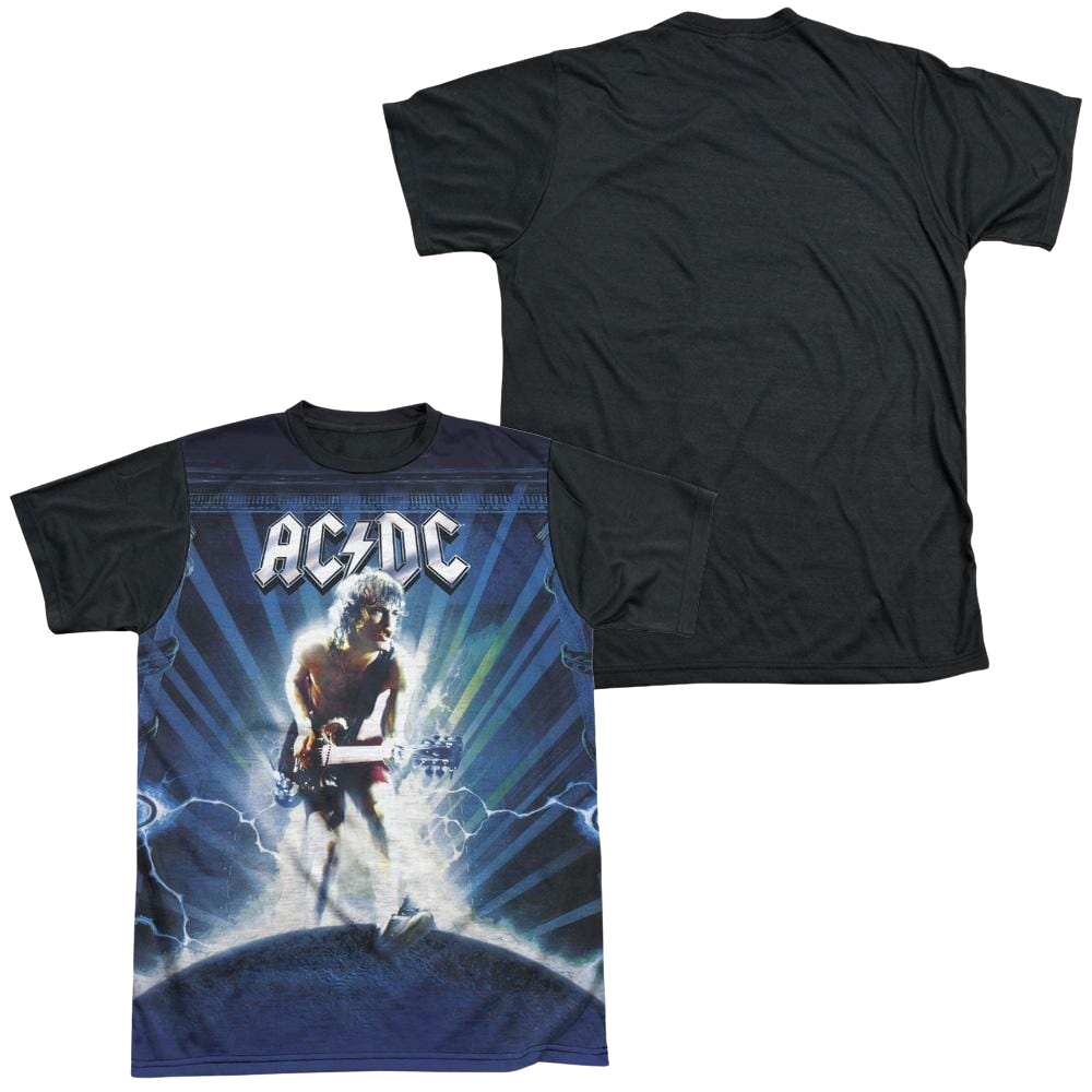 AC/DC Lightning - Men's Black Back T-Shirt Men's Black Back T-Shirt ACDC   