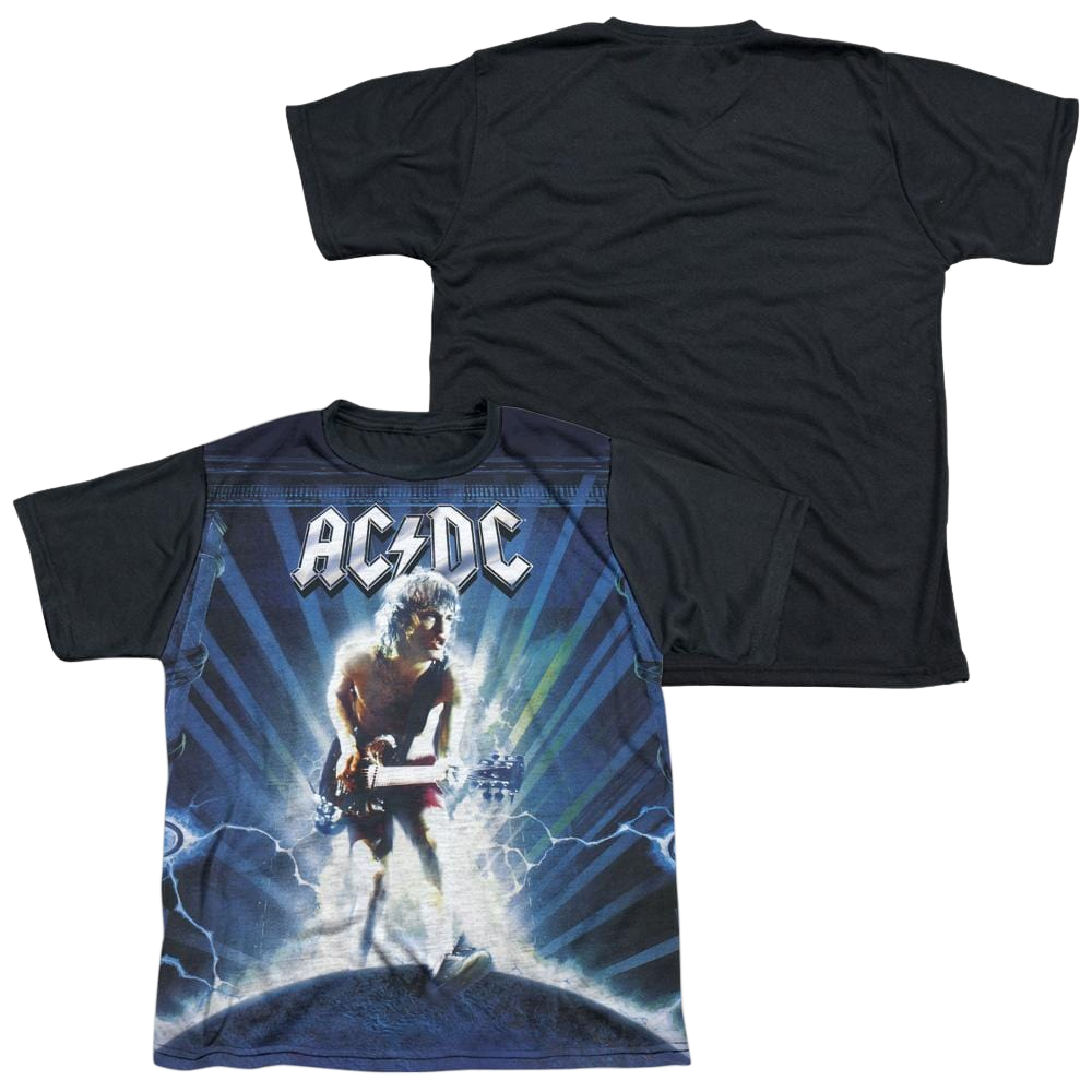 AC/DC Lightning - Youth Black Back T-Shirt (Ages 8-12) Youth Black Back T-Shirt (Ages 8-12) ACDC   