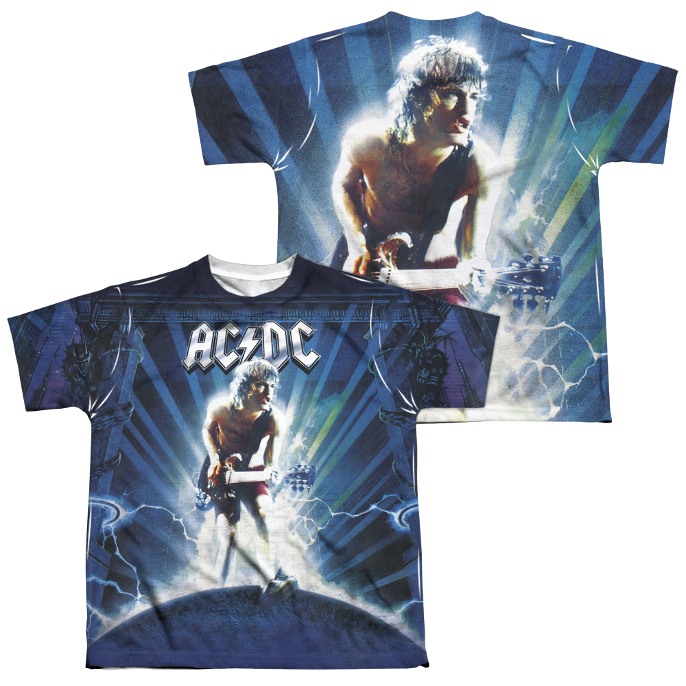 AC/DC Lightning - Youth All-Over Print T-Shirt (Ages 8-12) Youth All-Over Print T-Shirt (Ages 8-12) ACDC   