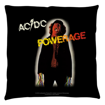 AC/DC Powerage Cover throw pillow