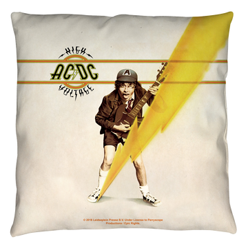AC/DC High Voltage Cover throw pillow