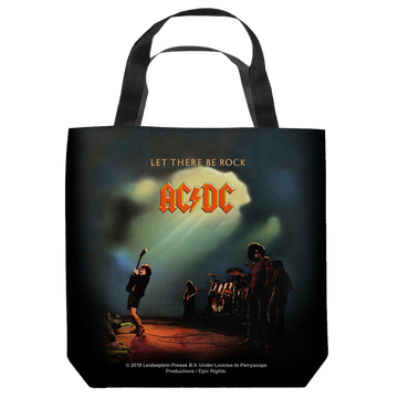 AC/DC Let There Be Rock Cover tote bag