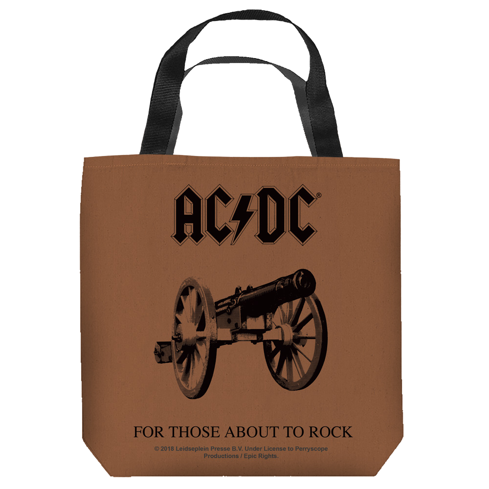Acdc For Those About To Rock Cover - Tote Bag Tote Bags ACDC   