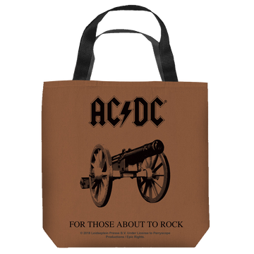 AC/DC For Those About To Rock Cover tote bag