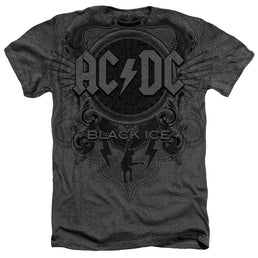 ACDC Black Ice Motion Adult Regular Fit Heather T-Shirt Men's All-Over Heather T-Shirt ACDC Adult Regular Fit Heather T-Shirt S Multi
