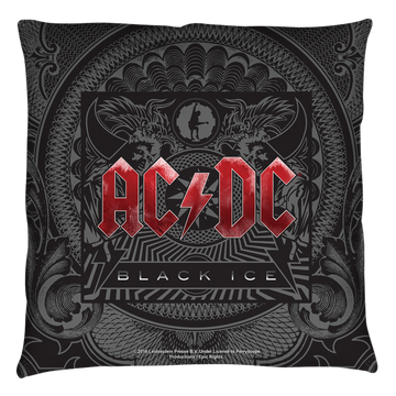 AC/DC Black Ice Cover throw pillow