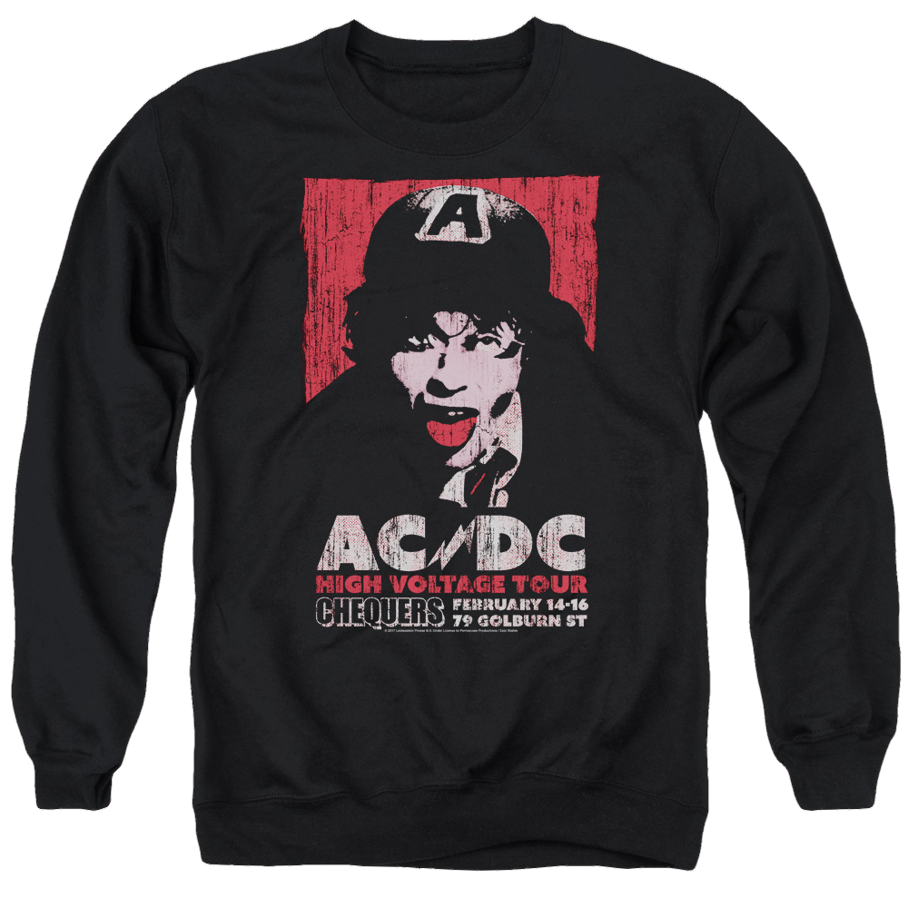 AC/DC High Voltage Live 1975 - Men's Crewneck Sweatshirt Men's Crewneck Sweatshirt ACDC   