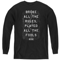 Acdc Struck - Youth Long Sleeve T-Shirt Youth Long Sleeve T-Shirt ACDC   