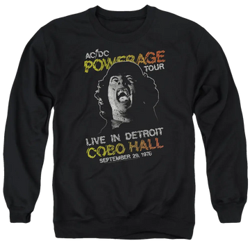 AC/DC Powerage Tour - Men's Crewneck Sweatshirt ACDC