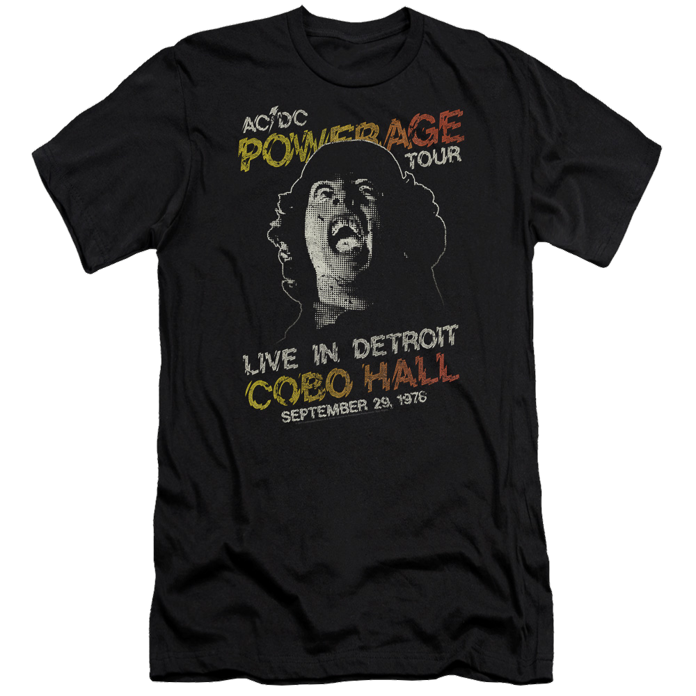 AC/DC Powerage Tour - Men's Premium Slim Fit T-Shirt Men's Premium Slim Fit T-Shirt ACDC   
