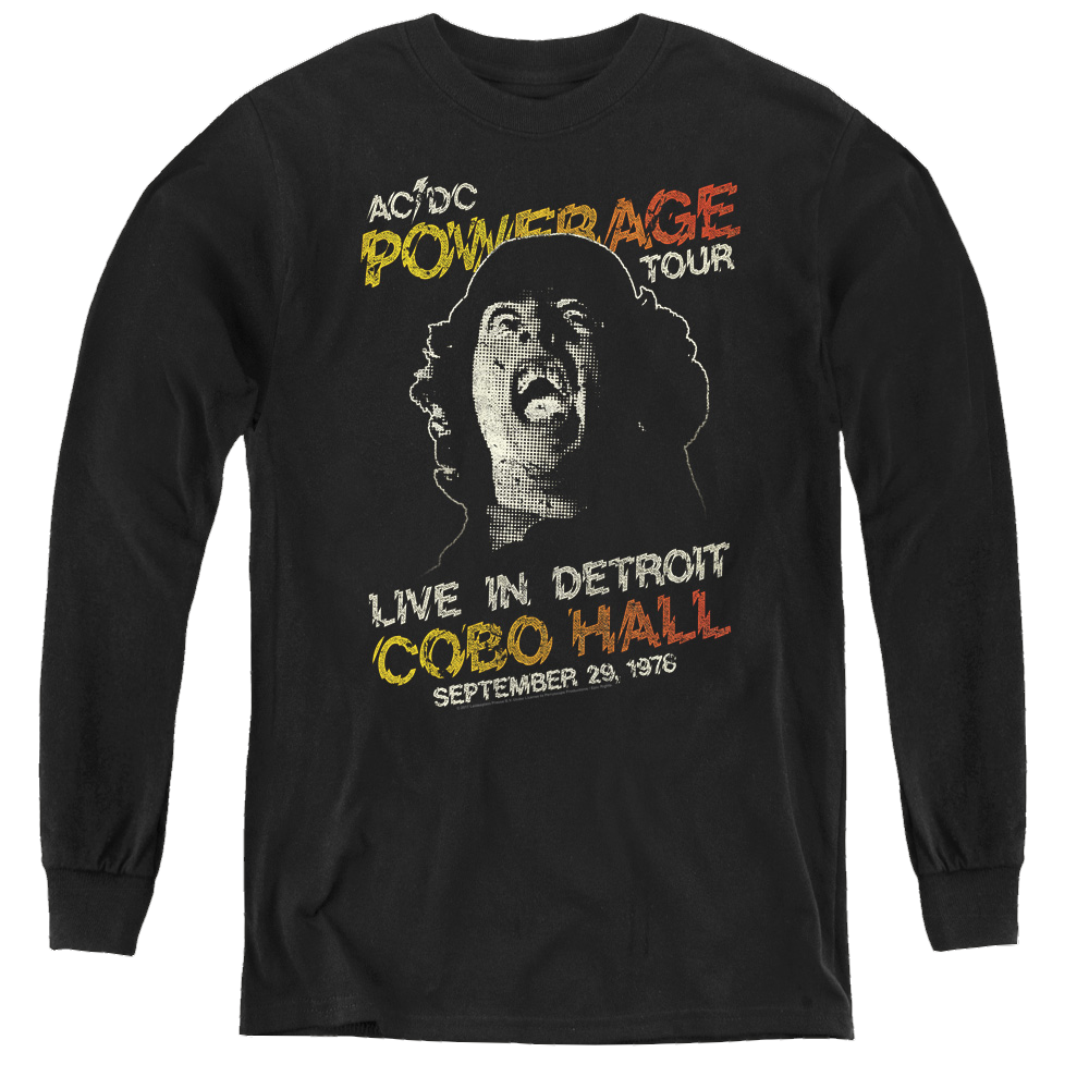 Acdc Powerage Tour - Youth Long Sleeve T-Shirt Youth Long Sleeve T-Shirt ACDC   