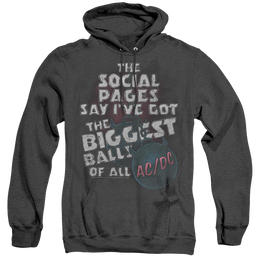 Acdc Big Balls - Heather Pullover Hoodie Heather Pullover Hoodie ACDC   
