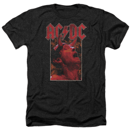 AC/DC Horns - Men's Heather T-Shirt Men's Heather T-Shirt ACDC   