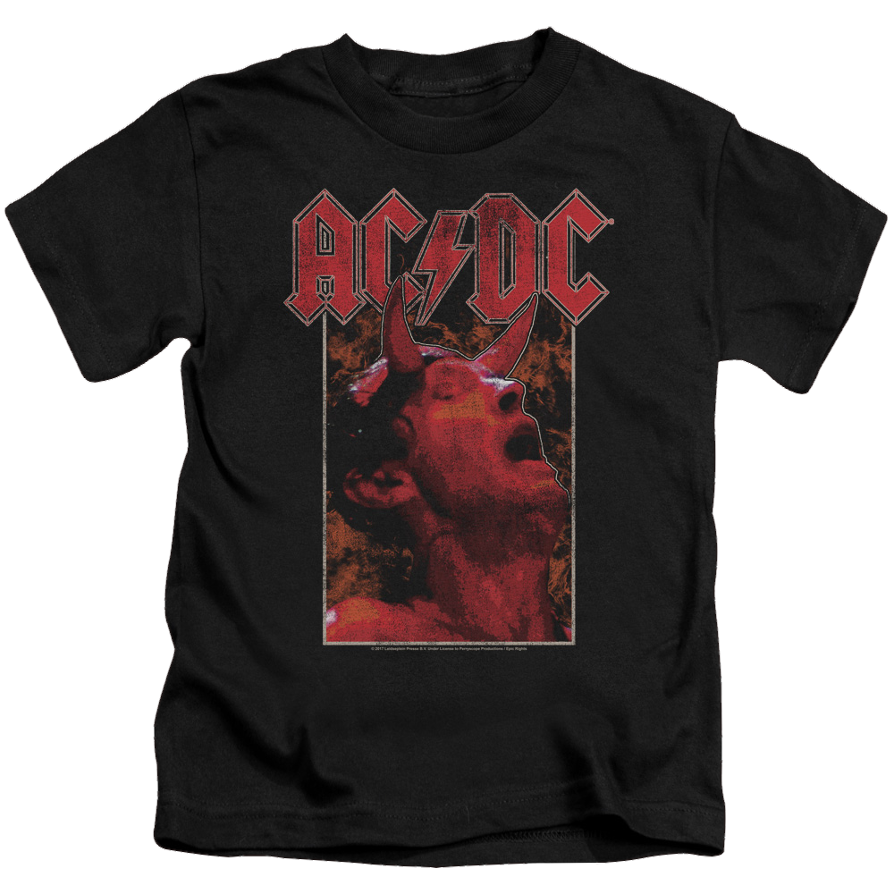 AC/DC Horns - Kid's T-Shirt (Ages 4-7) Kid's T-Shirt (Ages 4-7) ACDC   