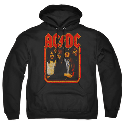 AC/DC Group Distressed - Pullover Hoodie Pullover Hoodie ACDC   