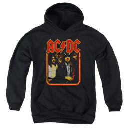 AC/DC Group Distressed - Youth Hoodie (Ages 8-12) Youth Hoodie (Ages 8-12) ACDC   