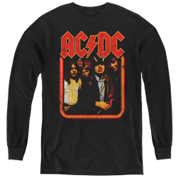 Acdc Group Distressed - Youth Long Sleeve T-Shirt Youth Long Sleeve T-Shirt ACDC   