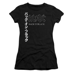 AC/DC Back In The Day Kanji - Juniors T-Shirt Juniors T-Shirt ACDC   