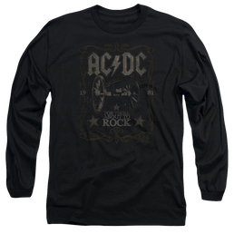 AC/DC Rock Label - Men's Long Sleeve T-Shirt Men's Long Sleeve T-Shirt ACDC   