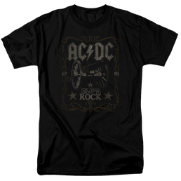 AC/DC Rock Label - Men's Regular Fit T-Shirt Men's Regular Fit T-Shirt ACDC   