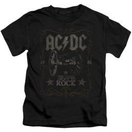 AC/DC Rock Label - Kid's T-Shirt (Ages 4-7) Kid's T-Shirt (Ages 4-7) ACDC   