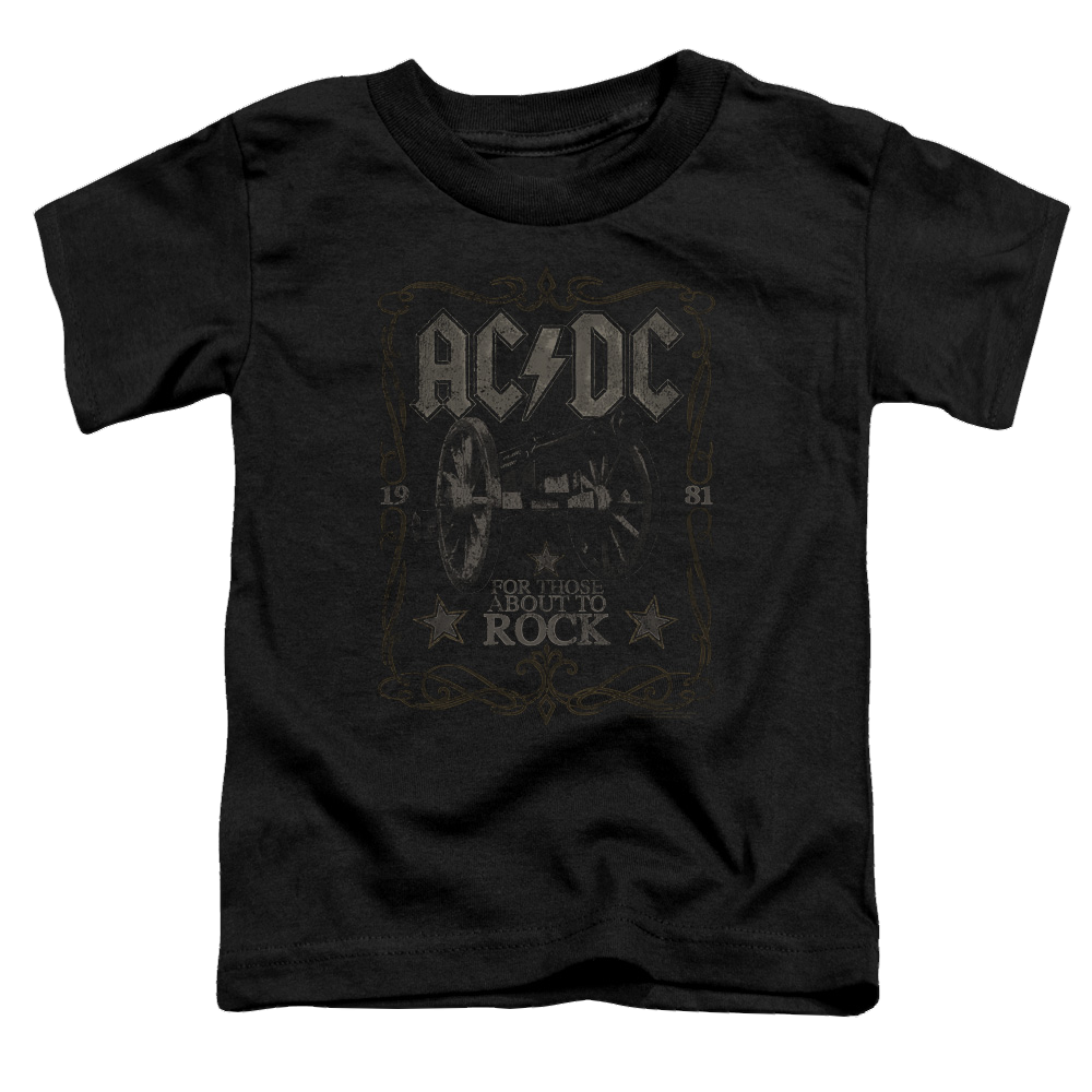 AC/DC Rock Label - Toddler T-Shirt Toddler T-Shirt ACDC   
