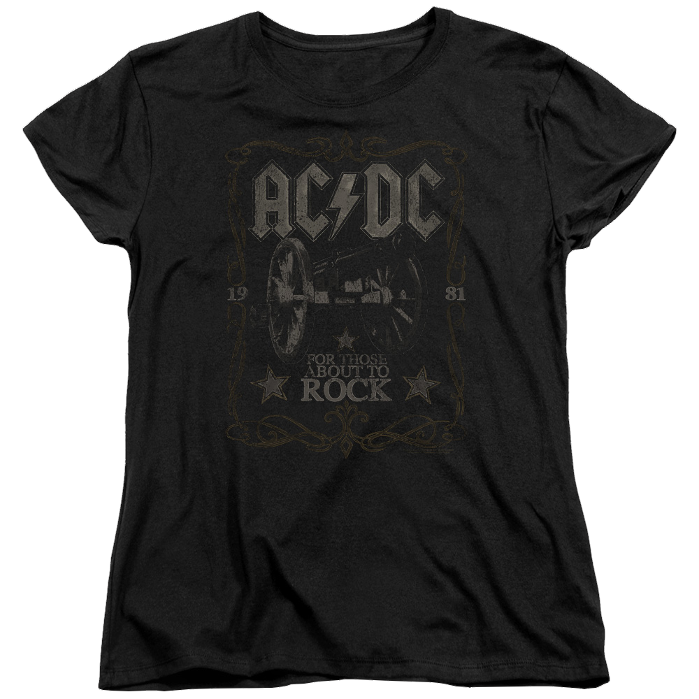 AC/DC Rock Label - Women's T-Shirt Women's T-Shirt ACDC   