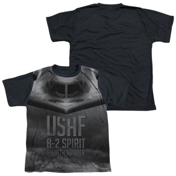 Air Force Stealth - Youth Black Back T-Shirt (Ages 8-12) U.S. Air Force