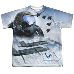 U.S. Air Force Pilot - Youth All-Over Print T-Shirt Youth All-Over Print T-Shirt (Ages 8-12) U.S. Air Force   