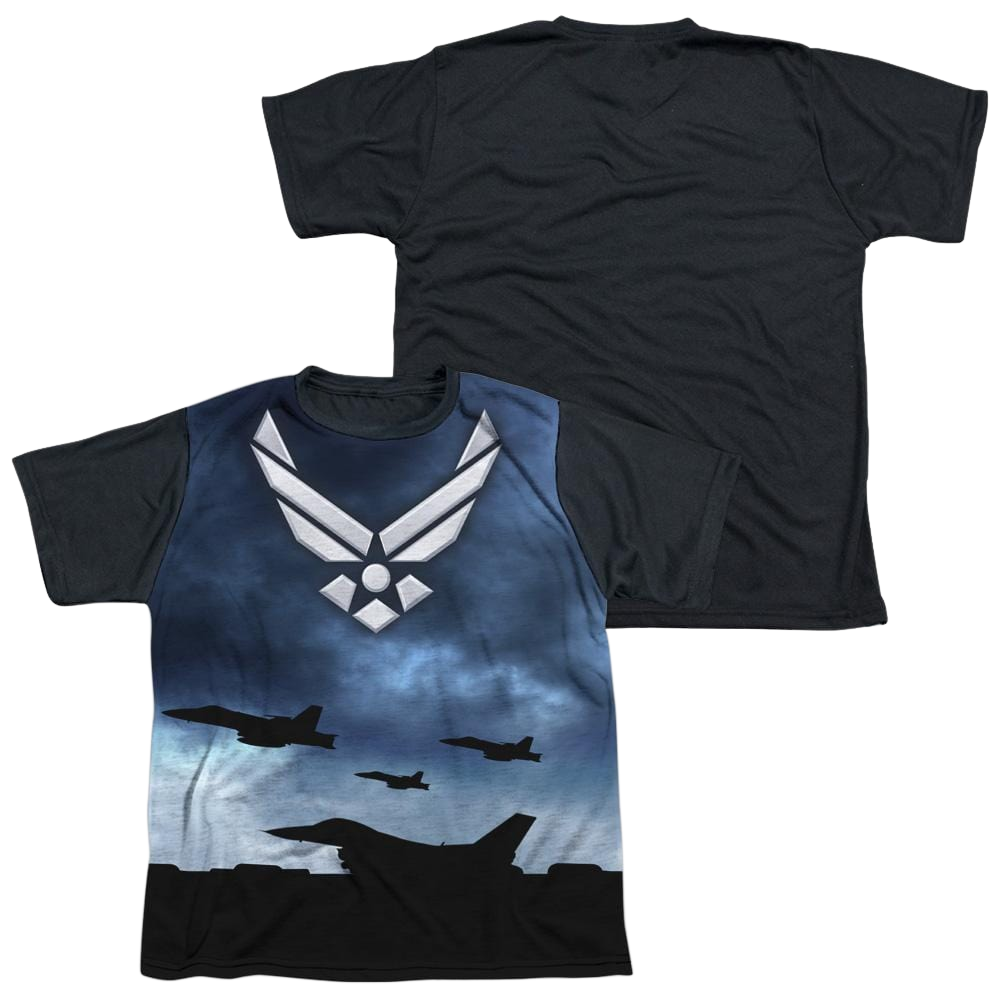 Air Force Take Off - Youth Black Back T-Shirt (Ages 8-12) Youth Black Back T-Shirt (Ages 8-12) U.S. Air Force   